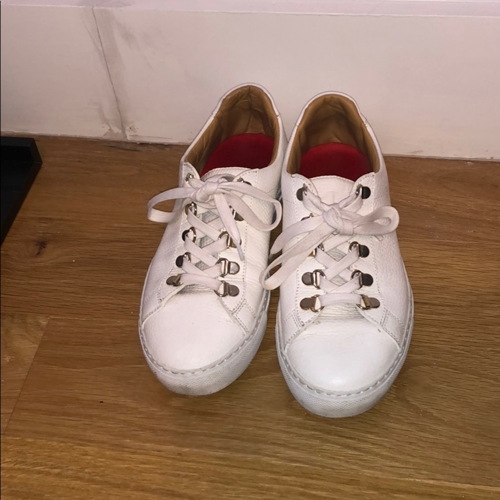Koio Collective white leather sneakers